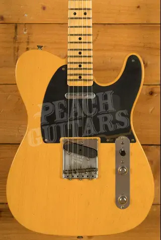 Fender Custom Shop 52 Tele Journeyman - Maple - Butterscotch Blonde