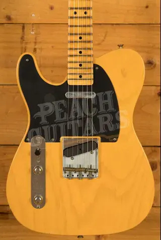 Fender Custom Shop 52 Tele Journeyman - Maple - Butterscotch Blonde - Left-Handed