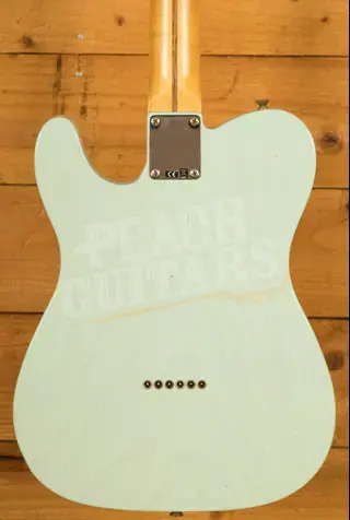 Fender Custom Shop 52 Tele Journeyman - Maple - Transparent Surf Green