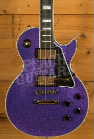 Epiphone Inspired By Gibson Custom Les Paul Custom - Amethyst Sparkle