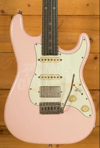 Schecter USA Custom Shop Nick Johnston HSS Wembley - Atomic Pink Aged Nitro