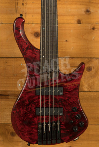 Ibanez EHB Workshop Basses | EHB1505 - 5-String - Stained Wine Red Low Gloss