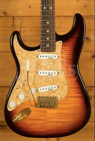 Fender 50th Anniversary Stratocaster - Flame Maple Sunburst Left Handed *Used*