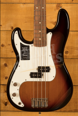 Fender Player Precision Bass | Left-Handed - Pau Ferro - 3-Colour Sunburst