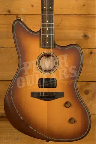 Fender Acoustasonic Standard Jazzmaster - Rosewood - Honey Burst