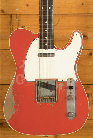 Fender Custom Shop Masterbuilt Dale Wilson 60 Tele Custom | Heavy Relic Fiesta Red *Used*