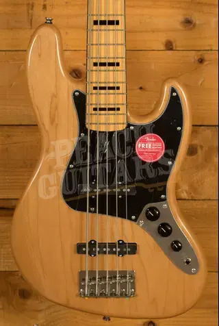 Squier Classic Vibe 70s Jazz Bass V - Maple - Natural - 5-String