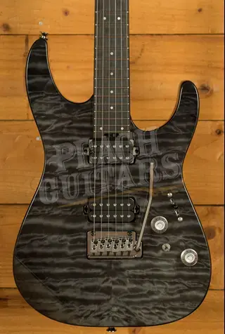 Charvel Pro-Mod Plus DK24 HH 2PT EB QM - Ebony - Midnight Ocean