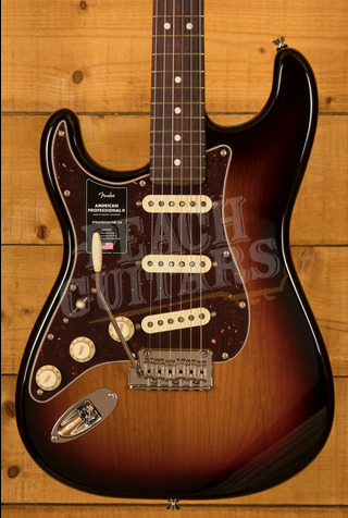 Fender American Professional II Stratocaster | Left-Handed - Rosewood - 3-Colour Sunburst