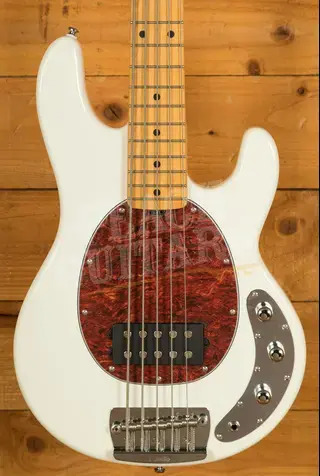 Sterling RAY25CA StingRay Classic 5 Bass - Olympic White