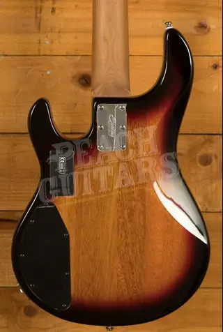 Sterling RAY35SM StingRay 5 Bass - Spalted 3-Tone Sunburst