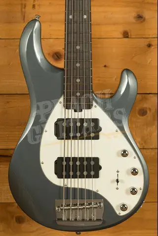 Sterling RAY35HH StingRay 5 HH Bass - Charcoal Frost