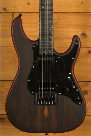 Schecter Sun Valley Super Shredder Exotic HT Ziricote | Faded Vintage Sunburst Satin