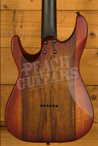 Schecter Sun Valley Super Shredder Exotic HT Ziricote | Faded Vintage Sunburst Satin