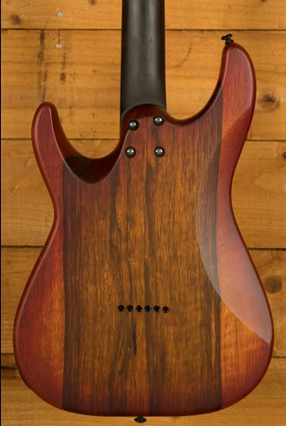 Schecter Sun Valley Super Shredder Exotic HT Ziricote | Faded Vintage Sunburst Satin