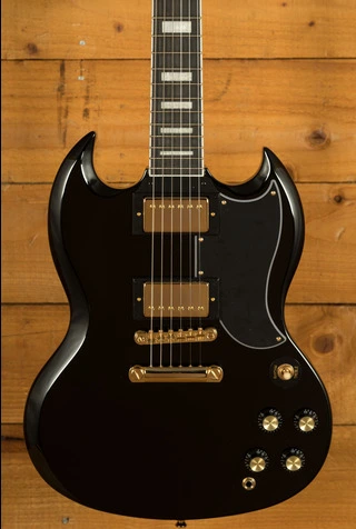 Epiphone Inspired by Gibson SG Custom | Ebony w/Gigbag