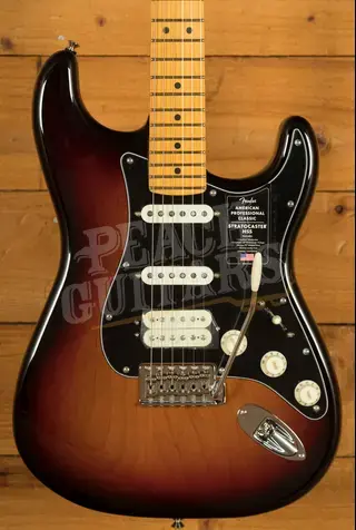 Fender American Professional Classic Stratocaster HSS - Maple - 3-Colour Sunburst