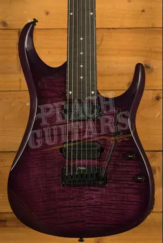 Sterling John Petrucci JP157DFM JP157 DiMarzio - Flamed Purple Nebula