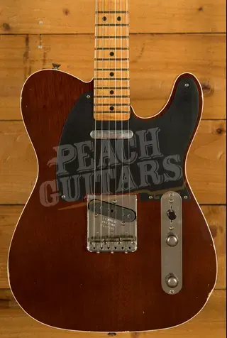 Fender Custom Shop Masterbuilt Levi Perry Top Bound 52 Tele - Journeyman Relic Walnut Transparent