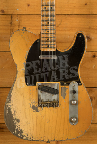 Fender Custom Shop Masterbuilt Dale Wilson 52 Tele | Heavy Relic Burnt Butterscotch Blonde