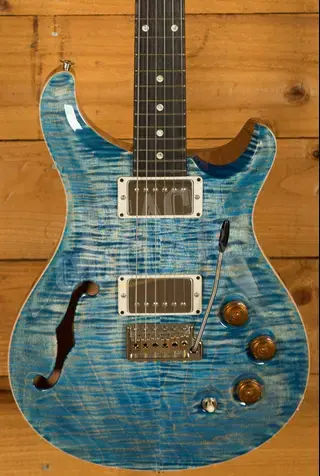 PRS DGT Semi-Hollow - Faded Blue Jean Moons