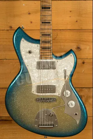 Novo Custom Series Serus J | Surfburst Sparkle w/Figured Maple Neck