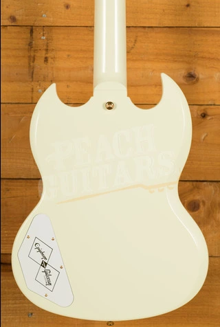 Epiphone Inspired by Gibson Custom 1963 Les Paul SG Custom w/Maestro Vibrola | Classic White