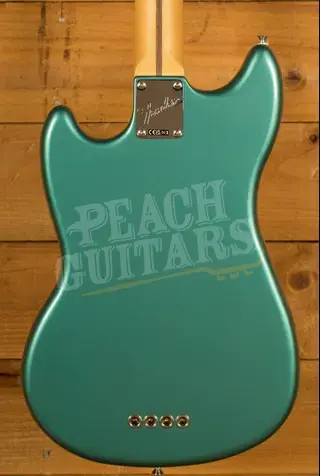 Fender American Professional Classic Mustang Bass - Rosewood - Faded Sherwood Green Metallic