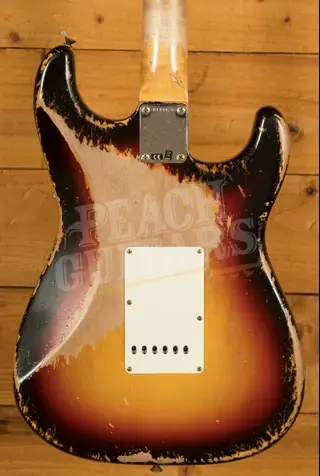 Fender Custom Shop 59 Strat Left-Handed - Super Heavy Relic 3-Tone Sunburst