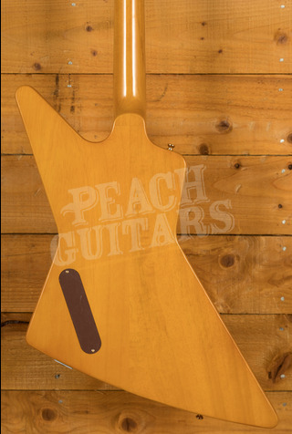 Epiphone Inspired By Gibson Custom 1958 Korina Explorer | Aged Natural - White Pickguard