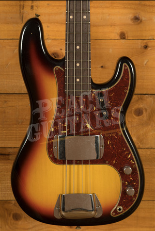 Fender Custom Shop 62 Precision Bass | Journeyman Relic 3-Tone Sunburst