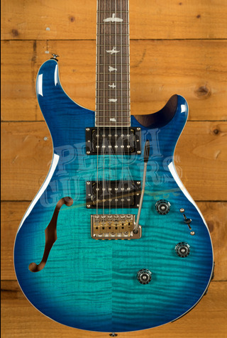 PRS SE Custom | Custom 24 Semi-Hollow Piezo - Lake Blue