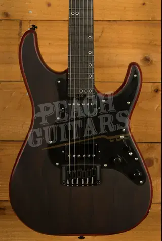Schecter Sun Valley Super Shredder Exotic HT Ziricote | Faded Vintage Sunburst Satin
