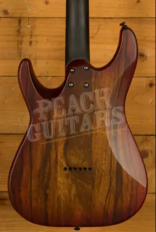 Schecter Sun Valley Super Shredder Exotic HT Ziricote | Faded Vintage Sunburst Satin