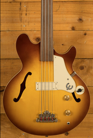 Epiphone Jack Casady Fretless Bass | Aged Royal Tan