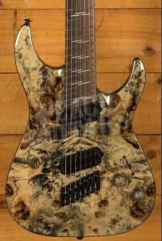 Schecter Omen Elite-7 MS - Rosewood - Charcoal - 7-String