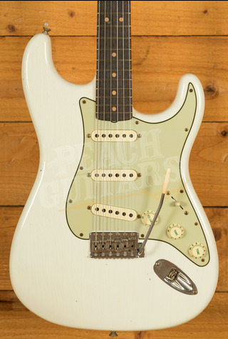 Fender Custom Shop 64 Strat | Journeyman Relic Aged Olympic White