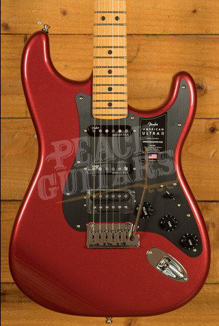 Fender American Ultra II Stratocaster HSS | Sinister Red