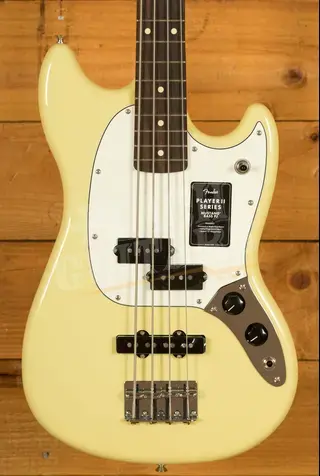 Fender Player II Mustang Bass PJ - Rosewood - Hialeah Yellow