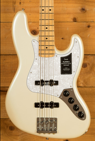 Fender Player II Modified Active Jazz Bass Maple Olympic Pearl