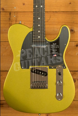 Fender American Ultra II Telecaster - Ebony - Solar Flare