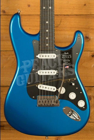Fender American Ultra II Stratocaster - Ebony - Noble Blue
