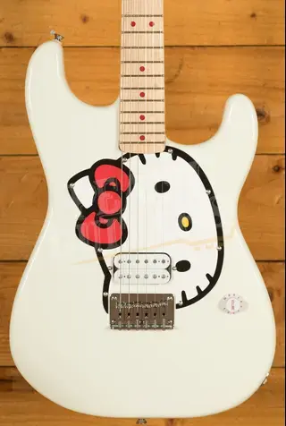 Fender x Hello Kitty Squier Stratocaster - Maple - White