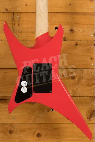 Jackson Pro Series Signature Dave Davidson Warrior WR7 - Ebony - Ferrari Red