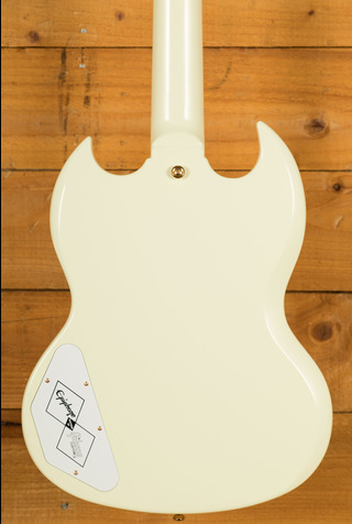 Epiphone Inspired by Gibson Custom 1963 Les Paul SG Custom w/Maestro Vibrola | Classic White