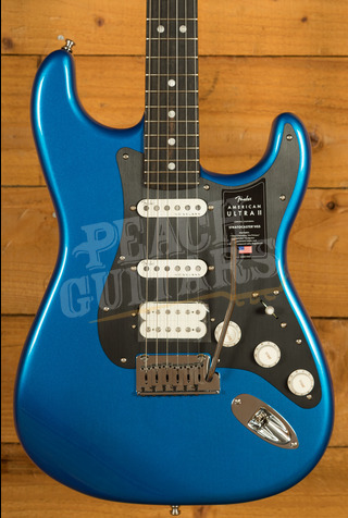 Fender American Ultra II Stratocaster HSS Ebony Noble Blue *B-Stock*