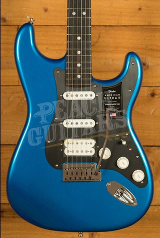 Fender American Ultra II Stratocaster HSS - Ebony - Noble Blue *B-Stock*