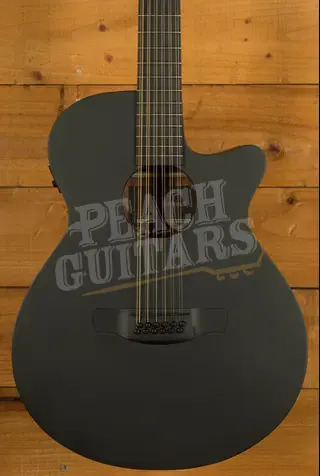Ibanez AEG1221 AEG Series Electro-Acoustic - Macassar Ebony - Black Out - 12-String 