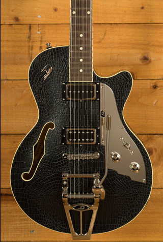Duesenberg Starplayer TV | Outlaw Black Snakeskin *Used*