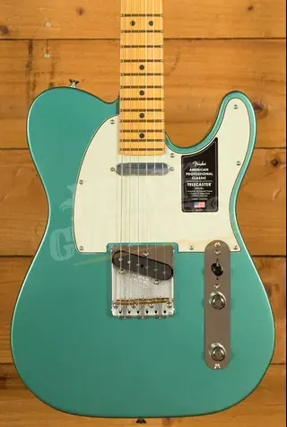 Fender American Professional Classic Telecaster - Maple - Faded Sherwood Green Metallic